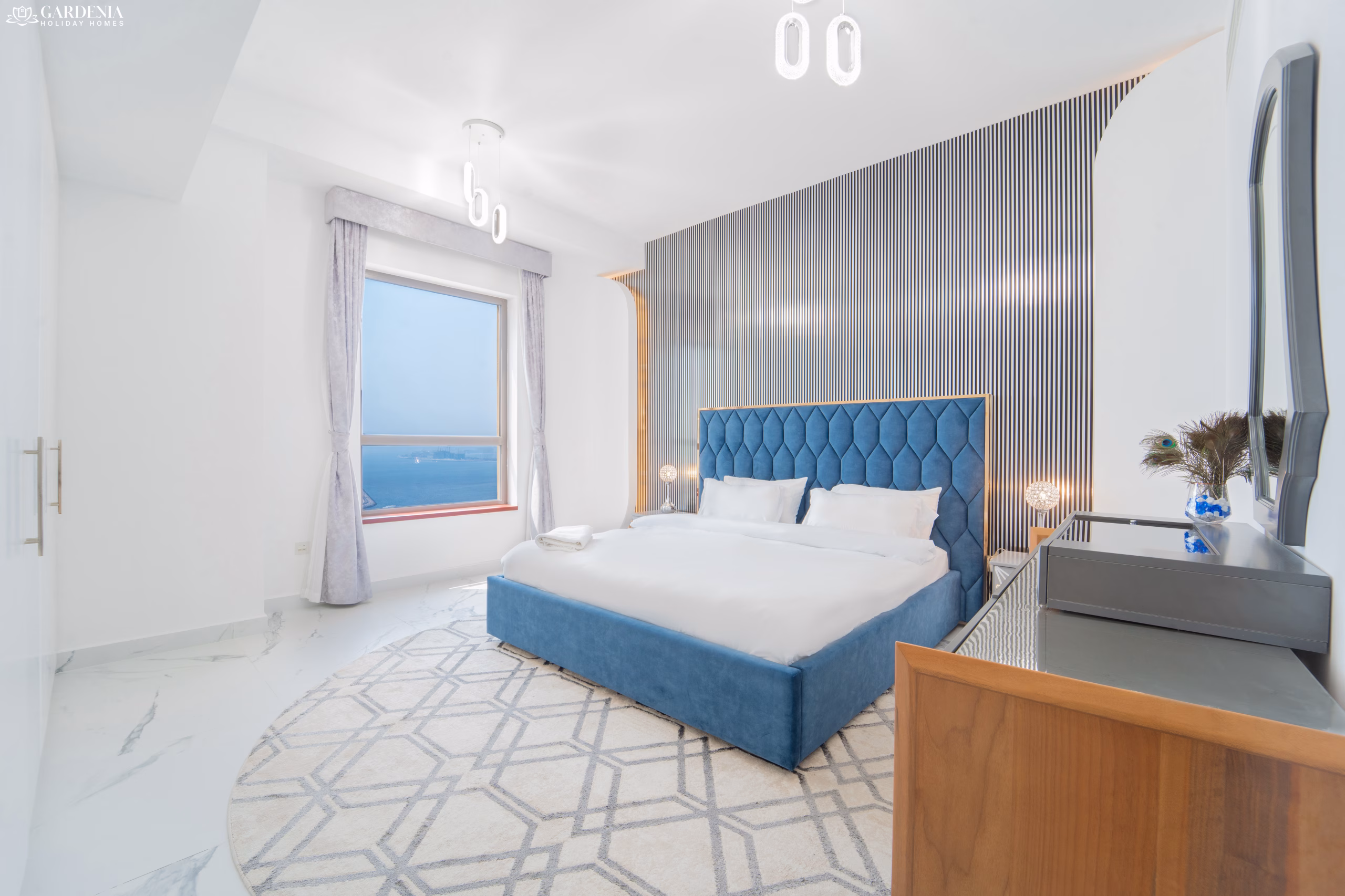 Cozy 2 bedroom apartment in JBR with scenic views and close proximity to the beach, perfect for a short vacation in Dubai