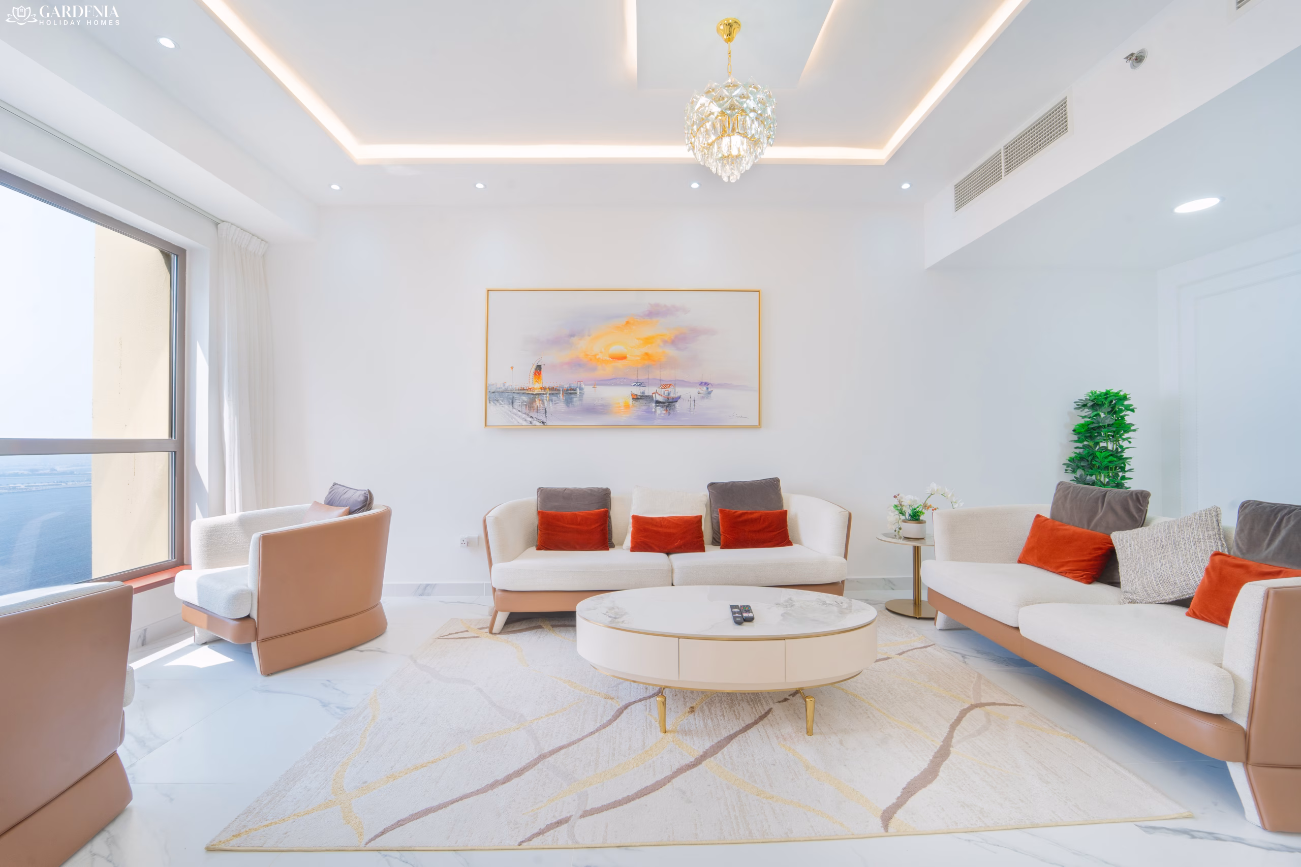 Modern 2 bedroom apartment in JBR offering comfortable living spaces and walking distance to JBR Beach and entertainment spots