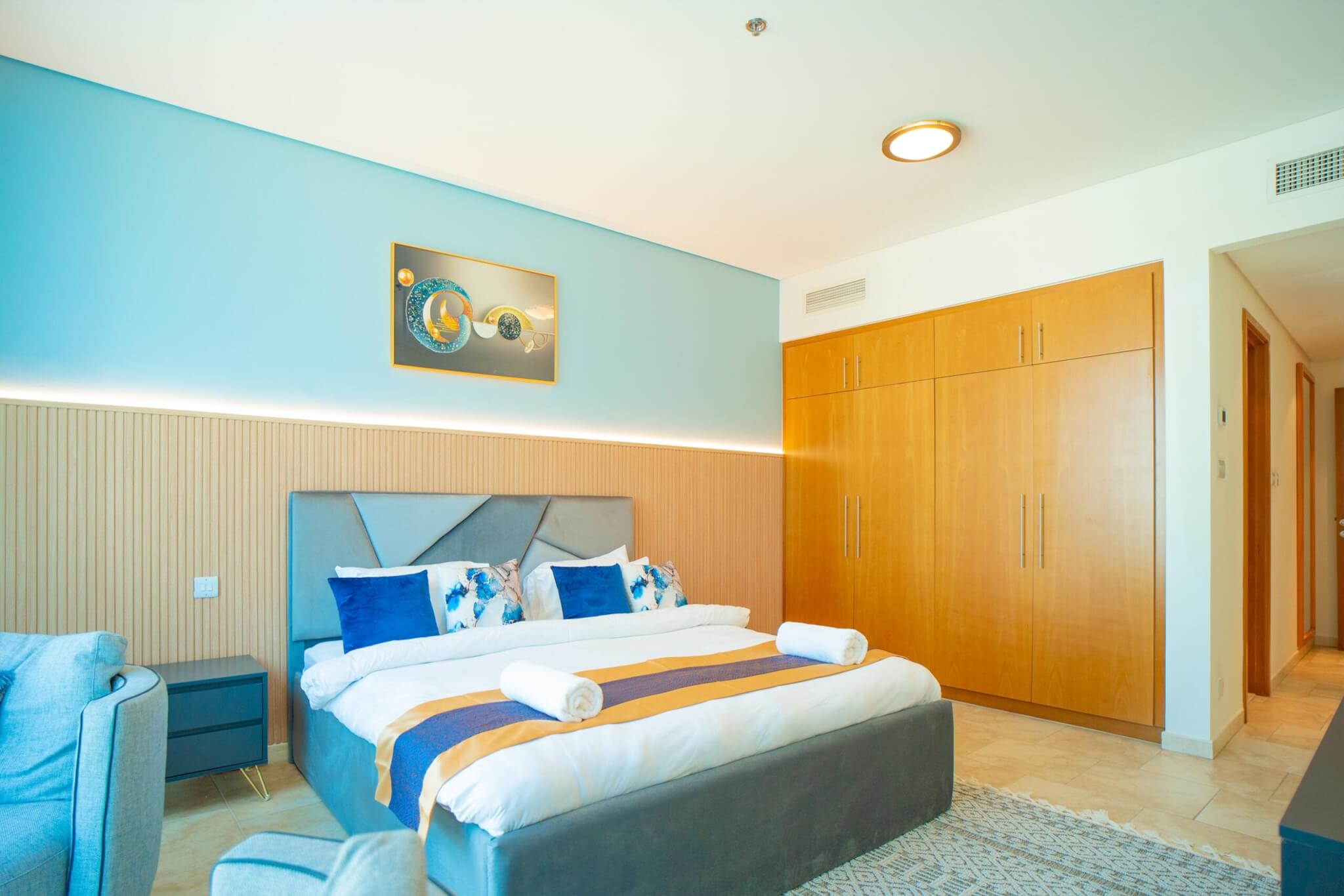 Bright and cozy 3 bedroom apartment in JBR with beautiful beach views from the balcony, perfect for a relaxing getaway.